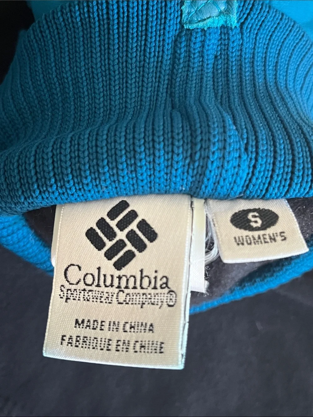 Columbia Sportswear Company teal green winter gloves size small